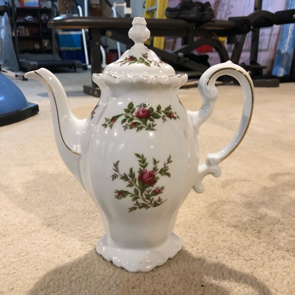 Elegant rose Tea Set with Gold Accents vintage Johann Haviland - Picture 8 of 11